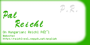 pal reichl business card
